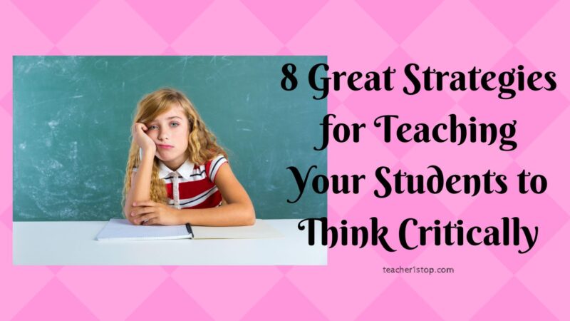 Strategies to teach children critical thinking